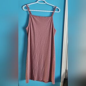 Bluenotes Pink Ribbed Dress